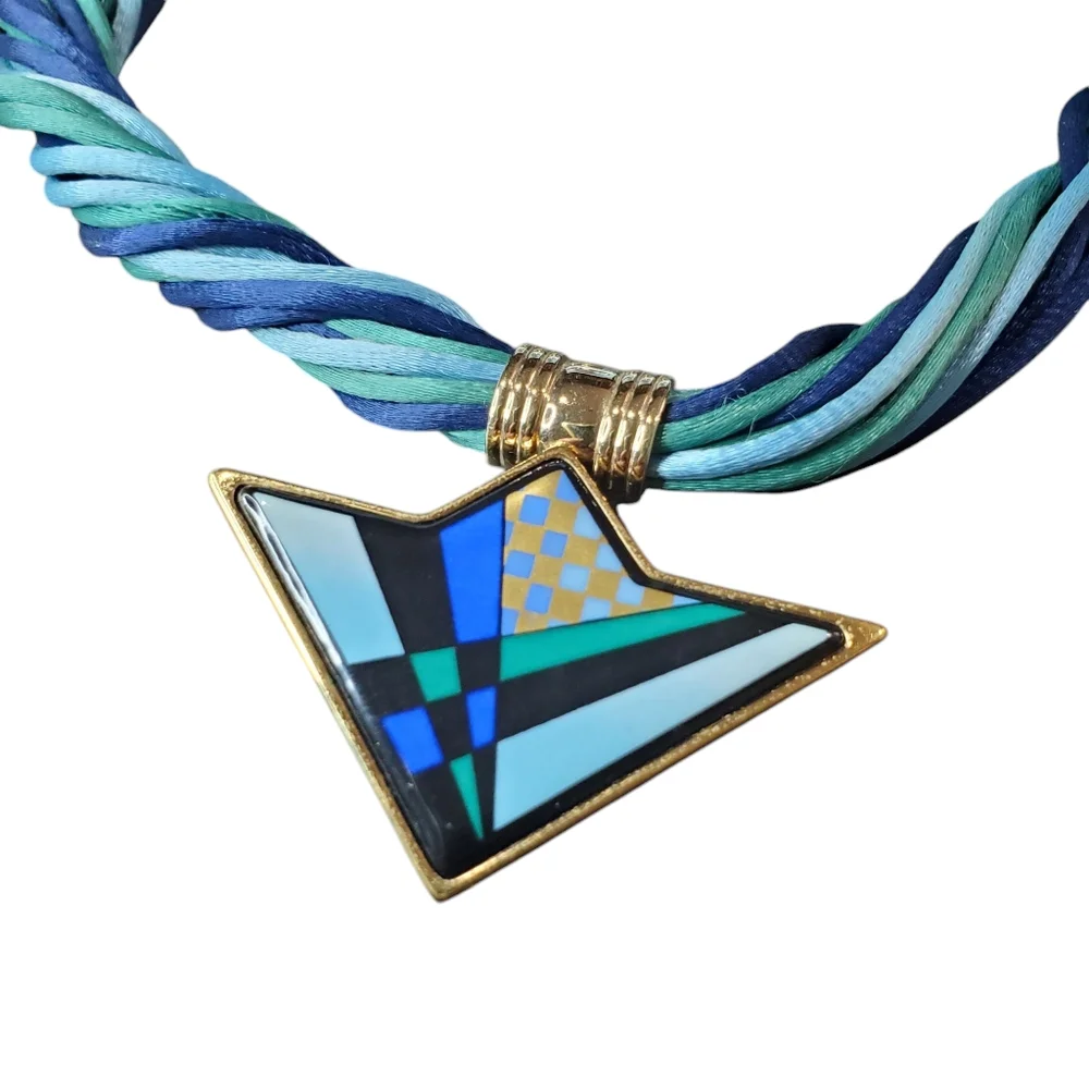 $650 MICHAELA FREY FREY WILLE Geo Necklace Austria